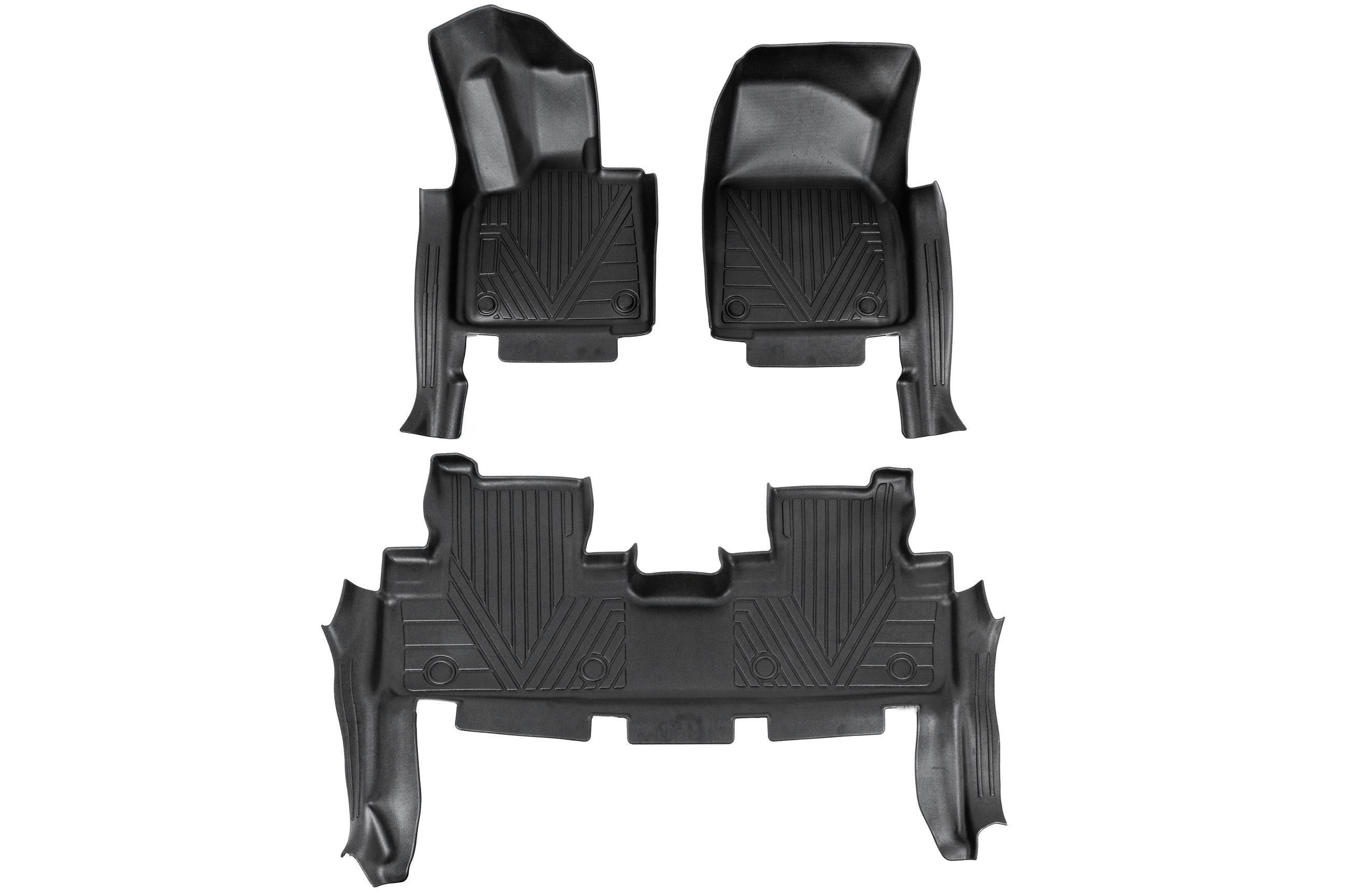 Коврики Niken Luxury 3D для Lexus RX 2022- рр. резина 3 шт. Черный (176050)