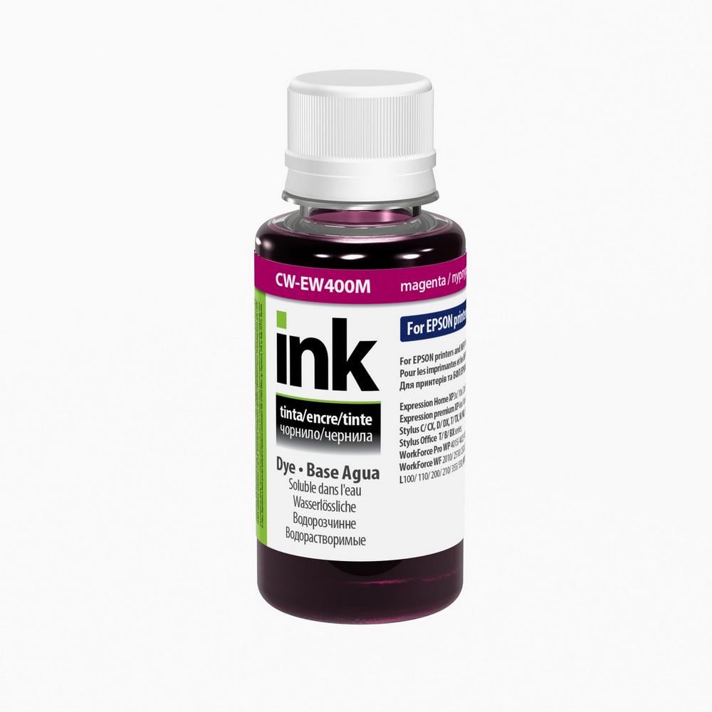 Чорнило ColorWay CW-EW400M01 100 мл водорозчинне для Epson EW400 Magenta (618575)