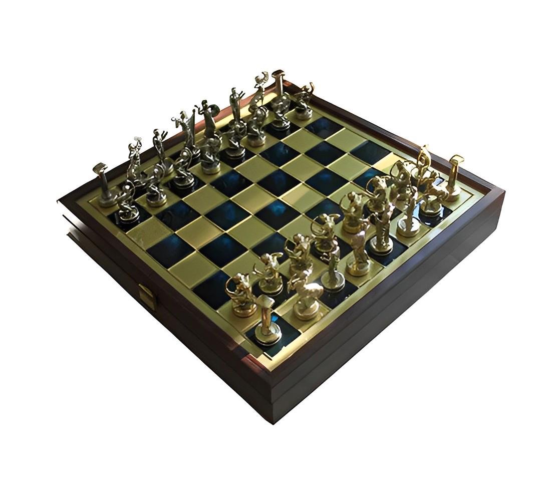Шахи ексклюзивні Manopoulos Геркулес 36х36 см (SK5BLU)