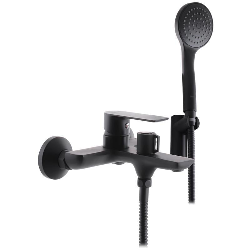 Смеситель для ванны Haiba Alex 009 Euro Черный (HB3926)