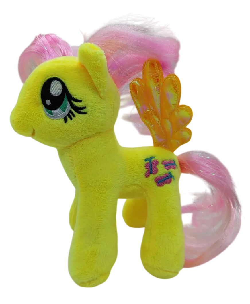Плюшева іграшка поні Флаттершай Мій маленький поні Дружба це диво 16 см - фото 4 Плюшева іграшка поні Флаттершай Мій маленький поні Дружба це диво 16 см - фото 4