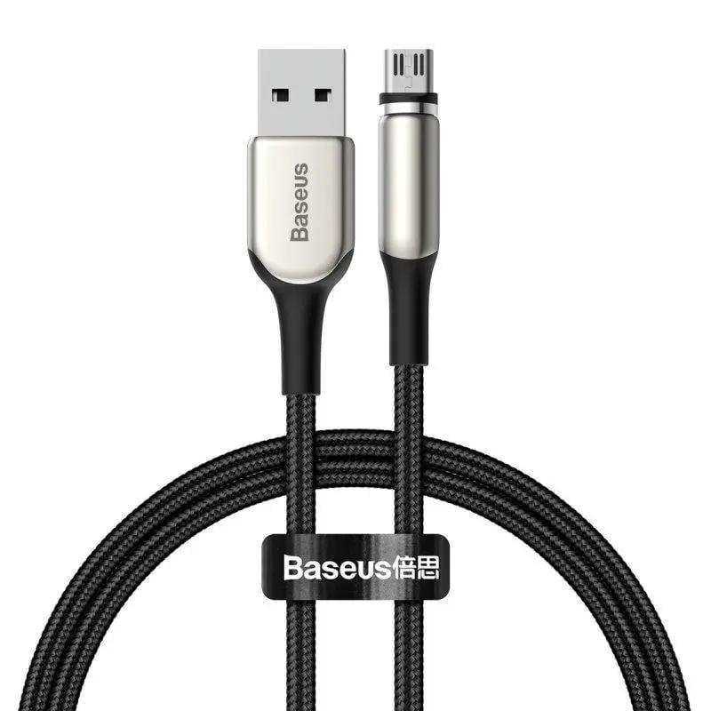 Кабель BASEUS Zinc Magnetic Cable USB для Micro USB 1,5A 2 м Black (CAMXC-I01)