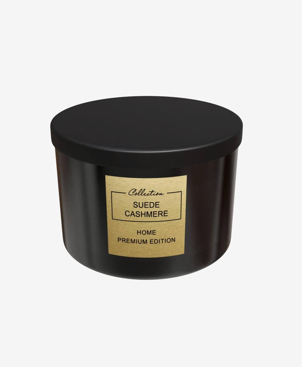 Ароматическая свеча Aromatherapy HOME Pepco Premium Edition Suede Cashmere с крышкой Замшевый кашемир (29658281)