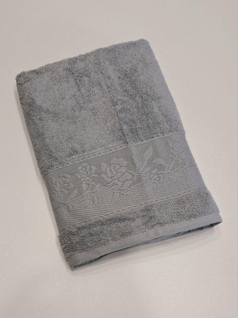 Полотенце банное махровое Cestepe VIP Cotton 70x140 см Серый (805)