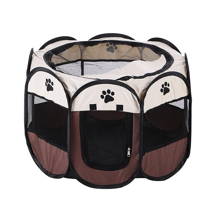 Манеж-вольєр для домашніх тварин RIAS DT-8 72х72х45 см S Black/Brown (3_07007) Манеж-вольєр для домашніх тварин RIAS DT-8 72х72х45 см S Black/Brown (3_07007)