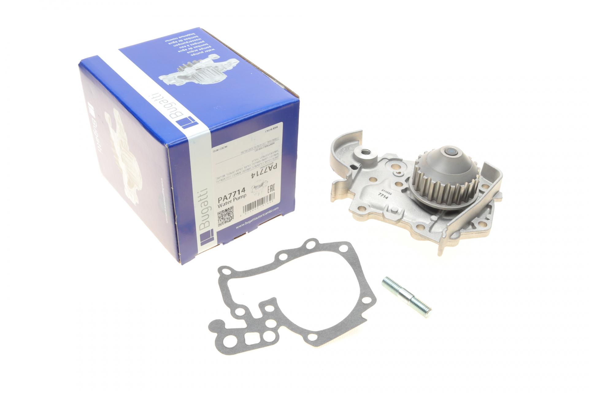 Насос воды Bugatti Renault Kangoo/Megane/Logan/Scenic/Dacia Sandero 1.4/1.6 97- B/B8лоп PA7714 (25589789)