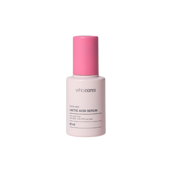 Сыворотка-пилинг кислотой Несмываемая Who Cares Gentle Peel Lactic Acid Serum с молочной 30 мл (4820268260307_30)