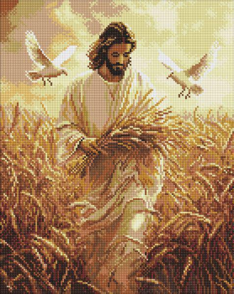 Алмазная мозаика Ideyka Жатва веры 40x50 см (Id-AMO8204)