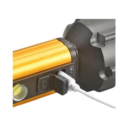 Ліхтар акумуляторний ручний Gold Silver GS-220 9343 5 Вт Золотистий (4500178) - фото 3