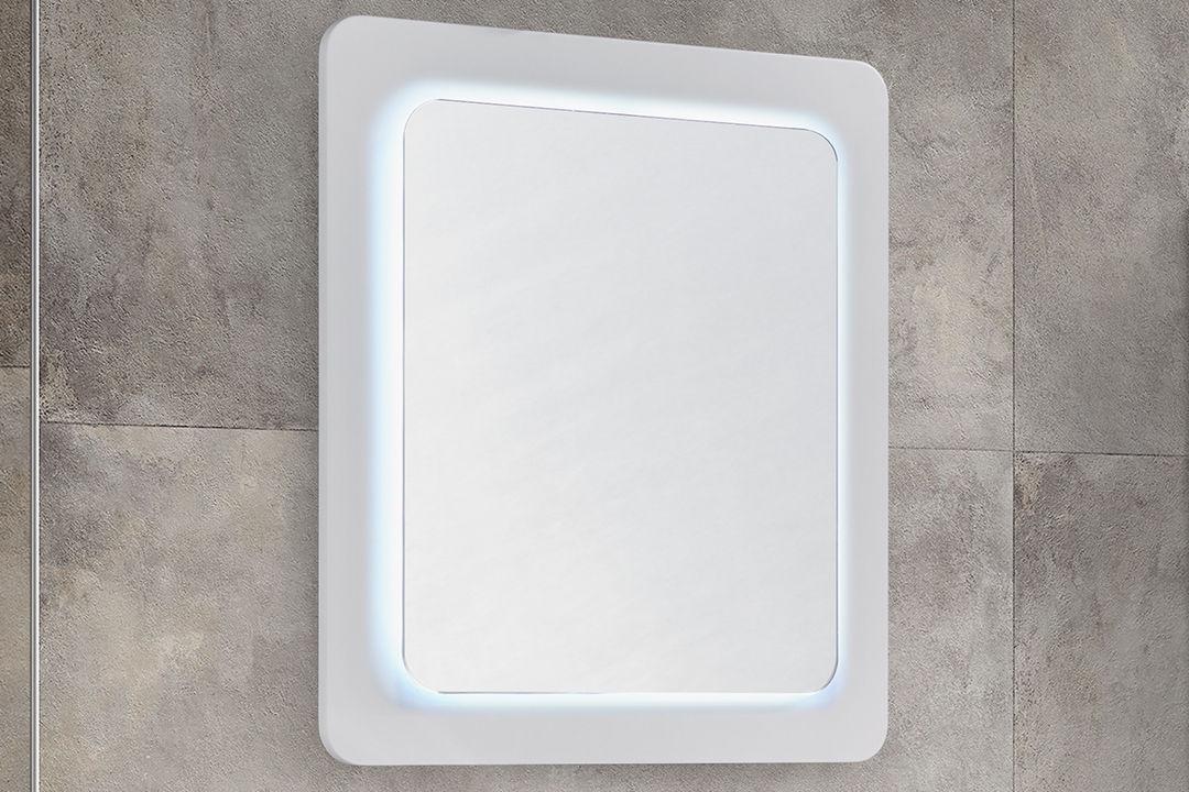 Зеркало GOLD Ban-Yom Elsa 60В с подсветкой 60 см Белый