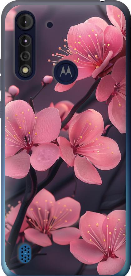 Чехол на Motorola G8 Power Lite Пурпурная сакура (6075u-2032-42517)
