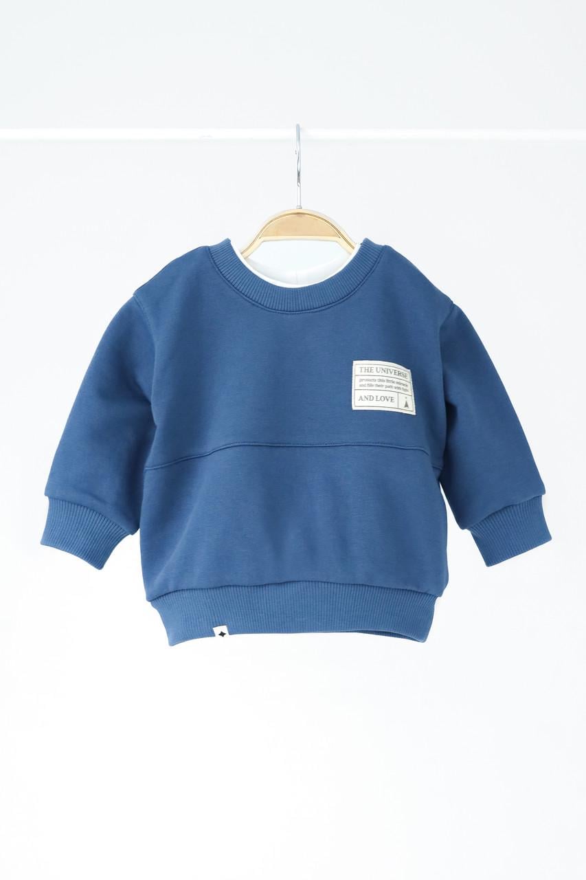 Кофта-світшот дитяча Mag Baby Carlo 110 см 4-5 роки Синій (2864687402) Кофта-світшот дитяча Mag Baby Carlo 110 см 4-5 роки Синій (2864687402)