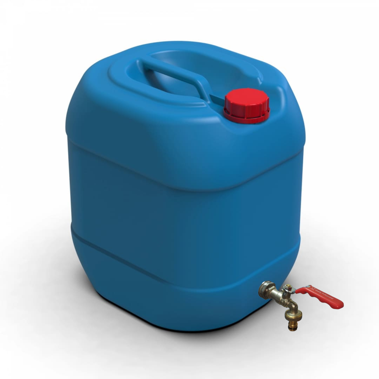 Канистра техническая Litolan с латунным краном под шланг штабелируемая 30 л (21842) - фото 2