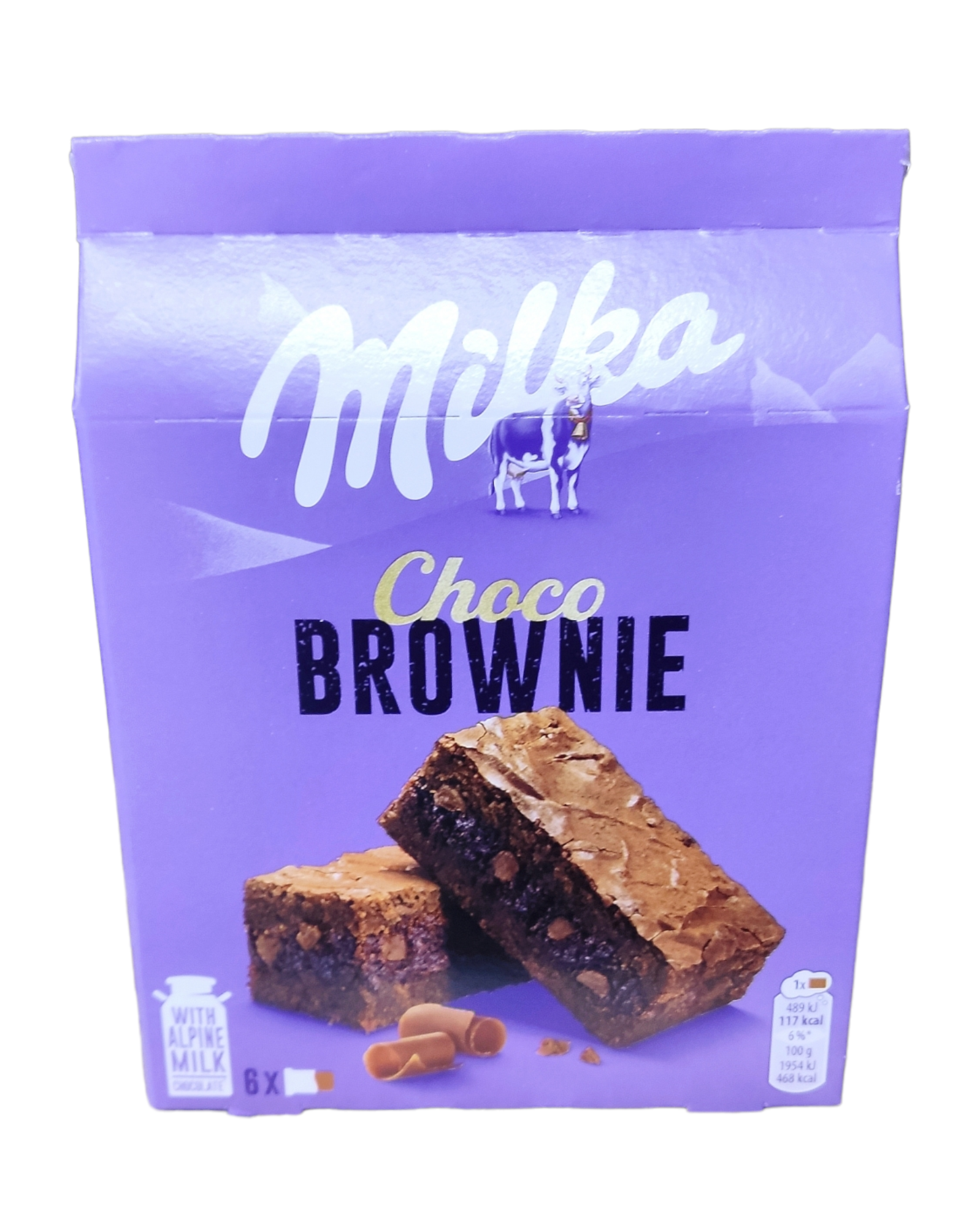 Печиво Milka Choco Brownie брауні зі шматочками шоколаду 150 г (00323) - фото 1