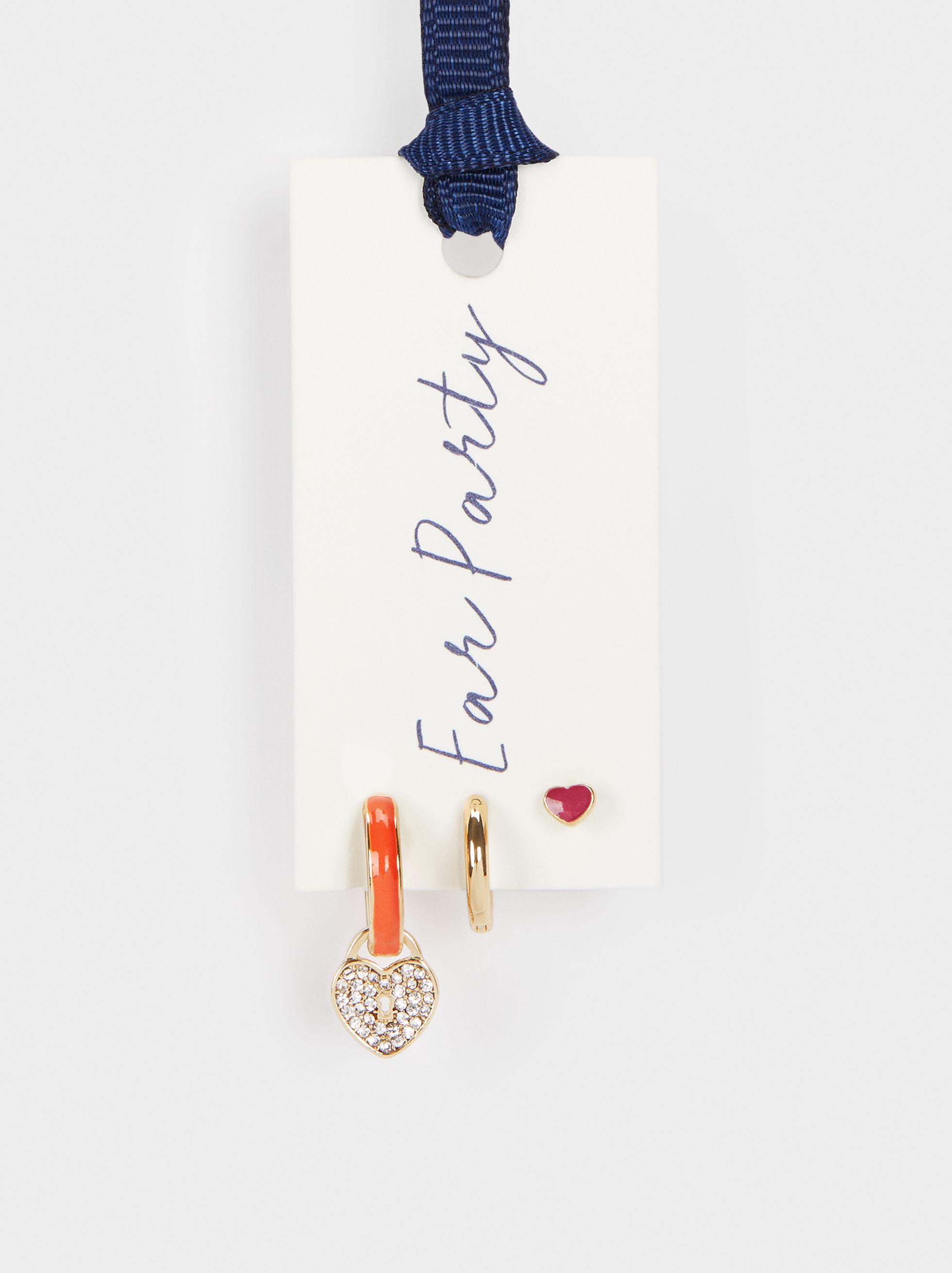 Женские серьги Parfois 189888 ONE Золотой