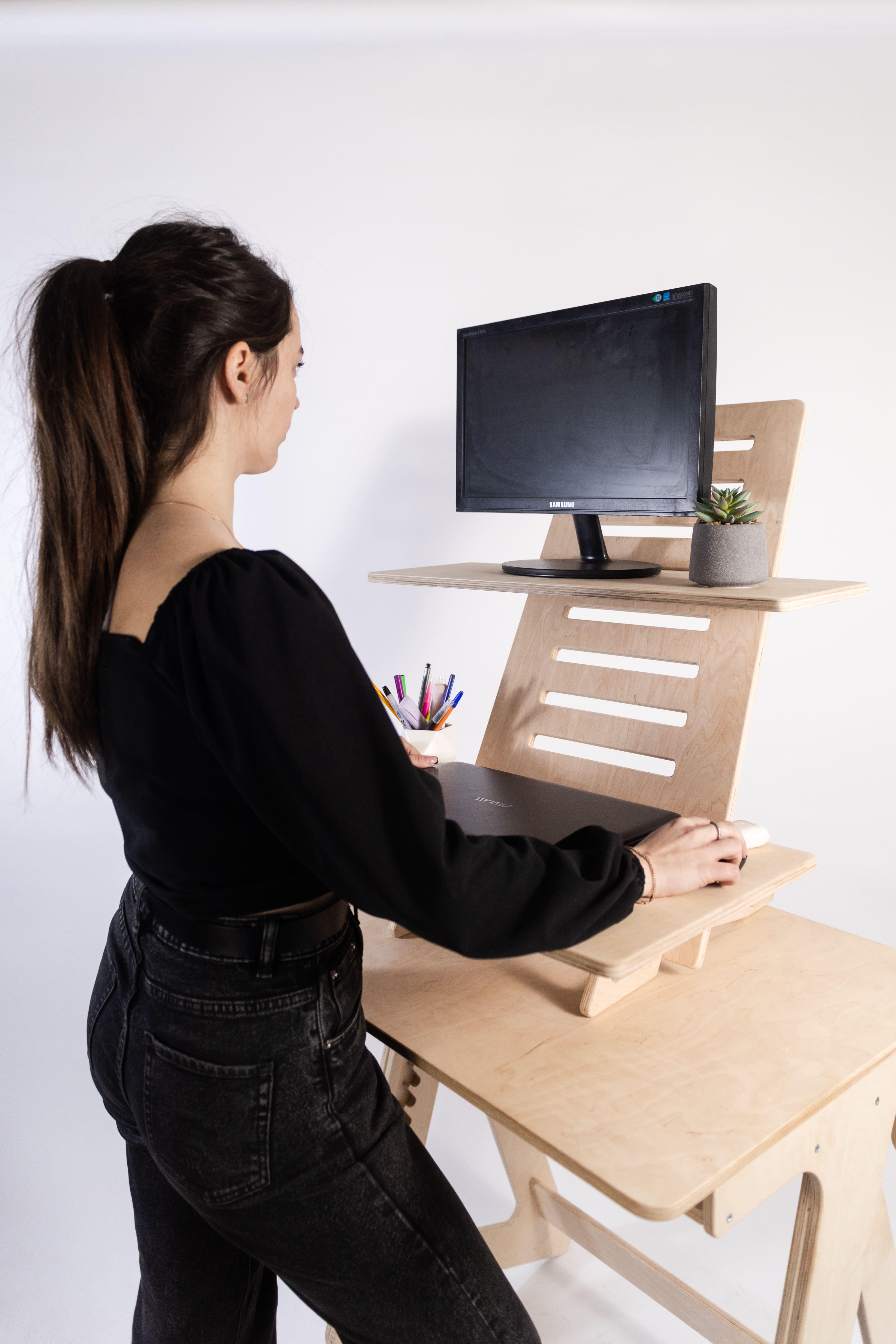Стіл для ноутбука універсальний Otaman desk Mini desk Натуральний - фото 3 Стіл для ноутбука універсальний Otaman desk Mini desk Натуральний - фото 3