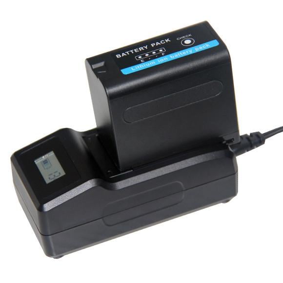 Зарядное устройство LCD Alitek с высоким током заряда для Sony NP-F/NP-FM/NP-QM
