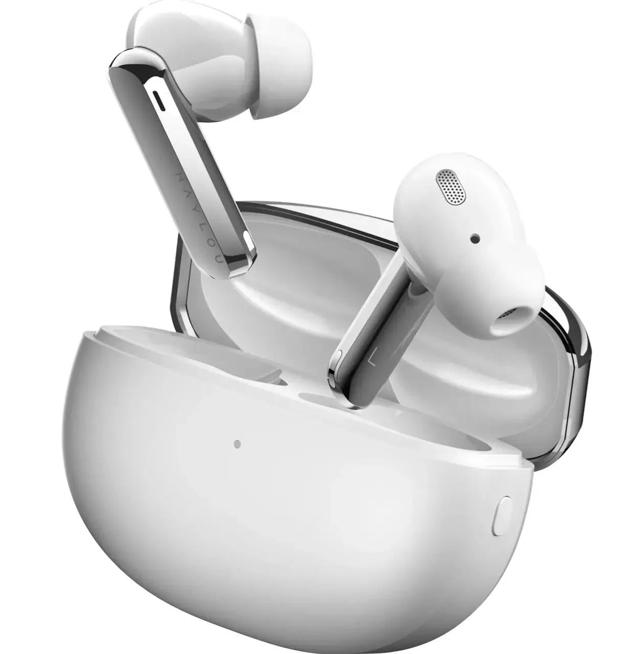 Наушники беспроводные Haylou W1 ANC T007 TWS Silver (208231)