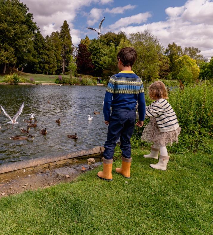 Чоботи дитячі гумові утепленні Dunlop Puddle Jumper до -15C р. 29 (PA0KM45) - фото 9