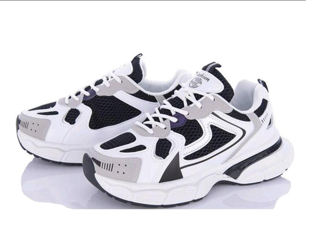 Кросівки Violeta 136-21x08 жіночі Біло-чорний (192212-4)