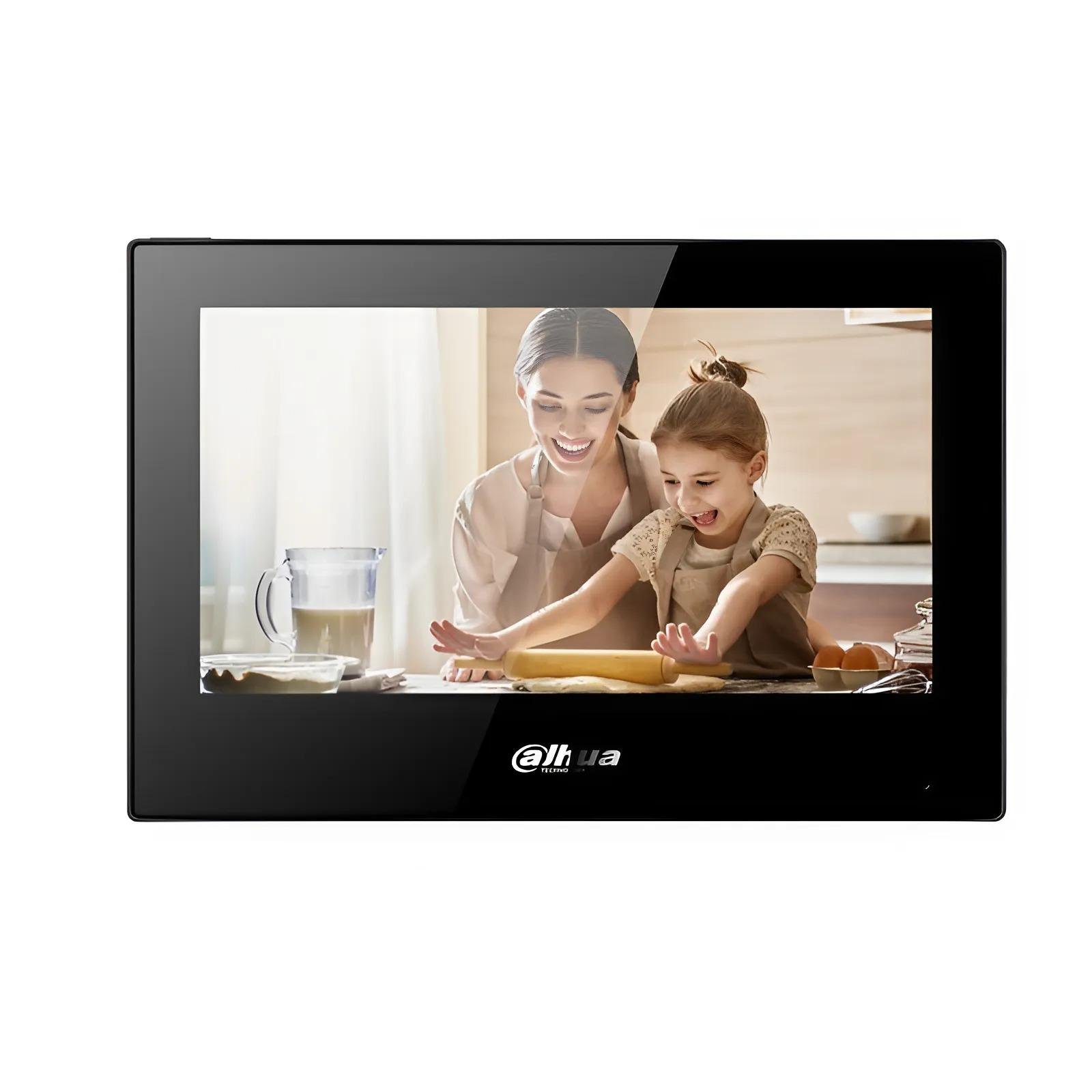 Видеодомофон с микрофоном и динамиками Dahua DHI-VTH5321GB-W 1024х600 7" TFT LCD (78784d2e)
