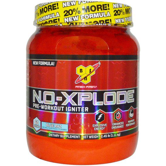 Комплекс до тренировки BSN N.O.-Xplode 3.0 1100 г 55 порций Blue Raspberry