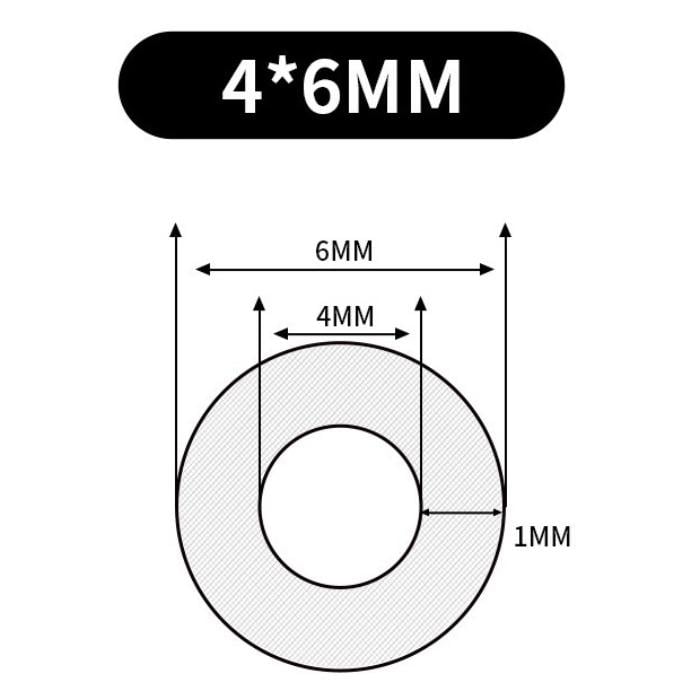 Тефлоновая трубка PTFE d 4 мм/6 мм Белый (UA3D503-4_6) - фото 2 Тефлоновая трубка PTFE d 4 мм/6 мм Белый (UA3D503-4_6) - фото 2