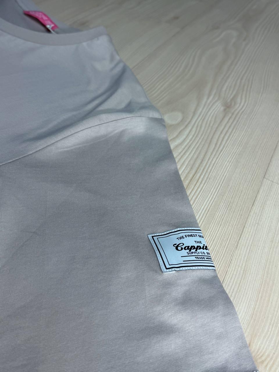 Костюм женский CAPPITONE 101212 футболка и брюки джоггеры со швом L Серый (1688) - фото 7 Костюм женский CAPPITONE 101212 футболка и брюки джоггеры со швом L Серый (1688) - фото 7