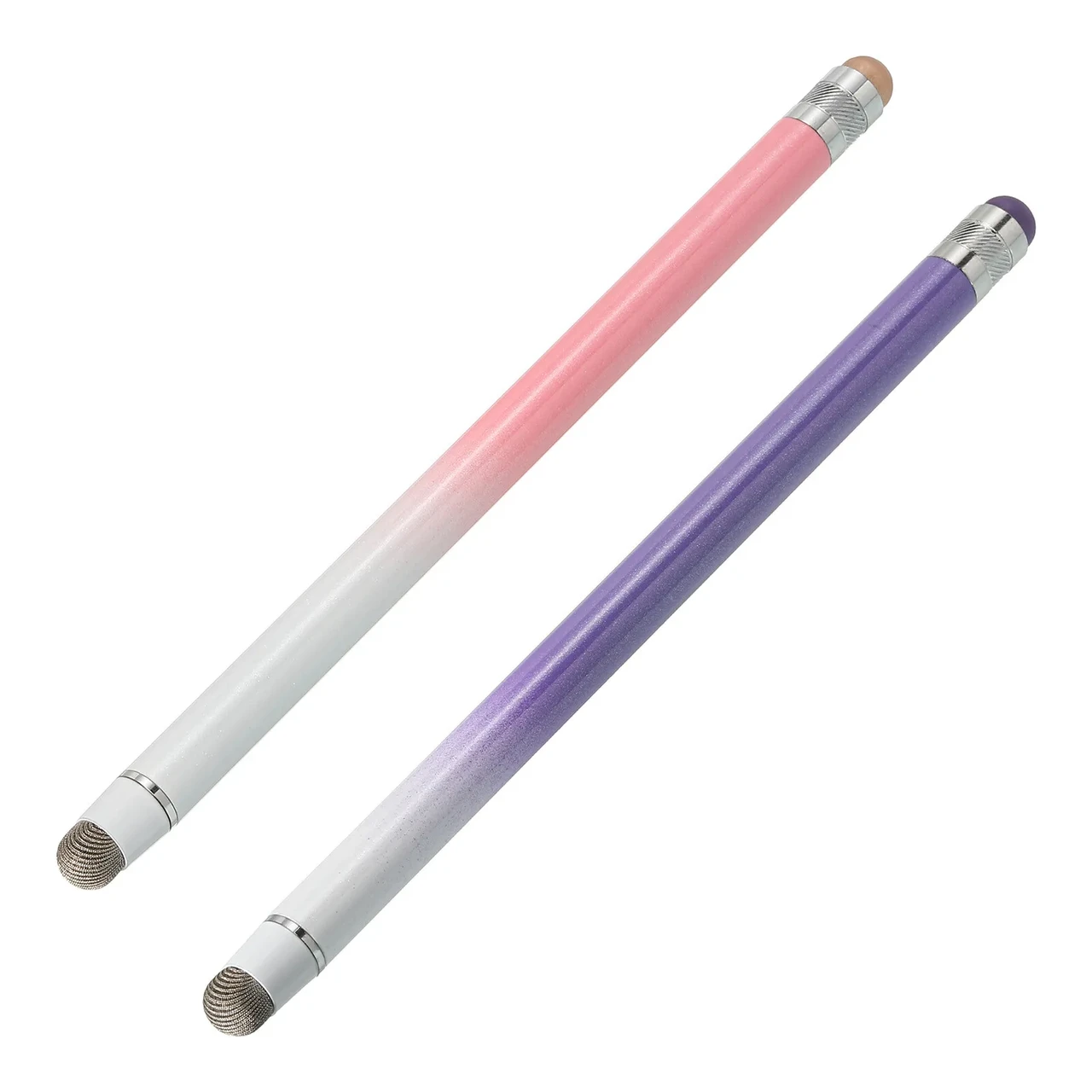 Стилус для рисования металлический двусторонний Фиолетовый - фото 5