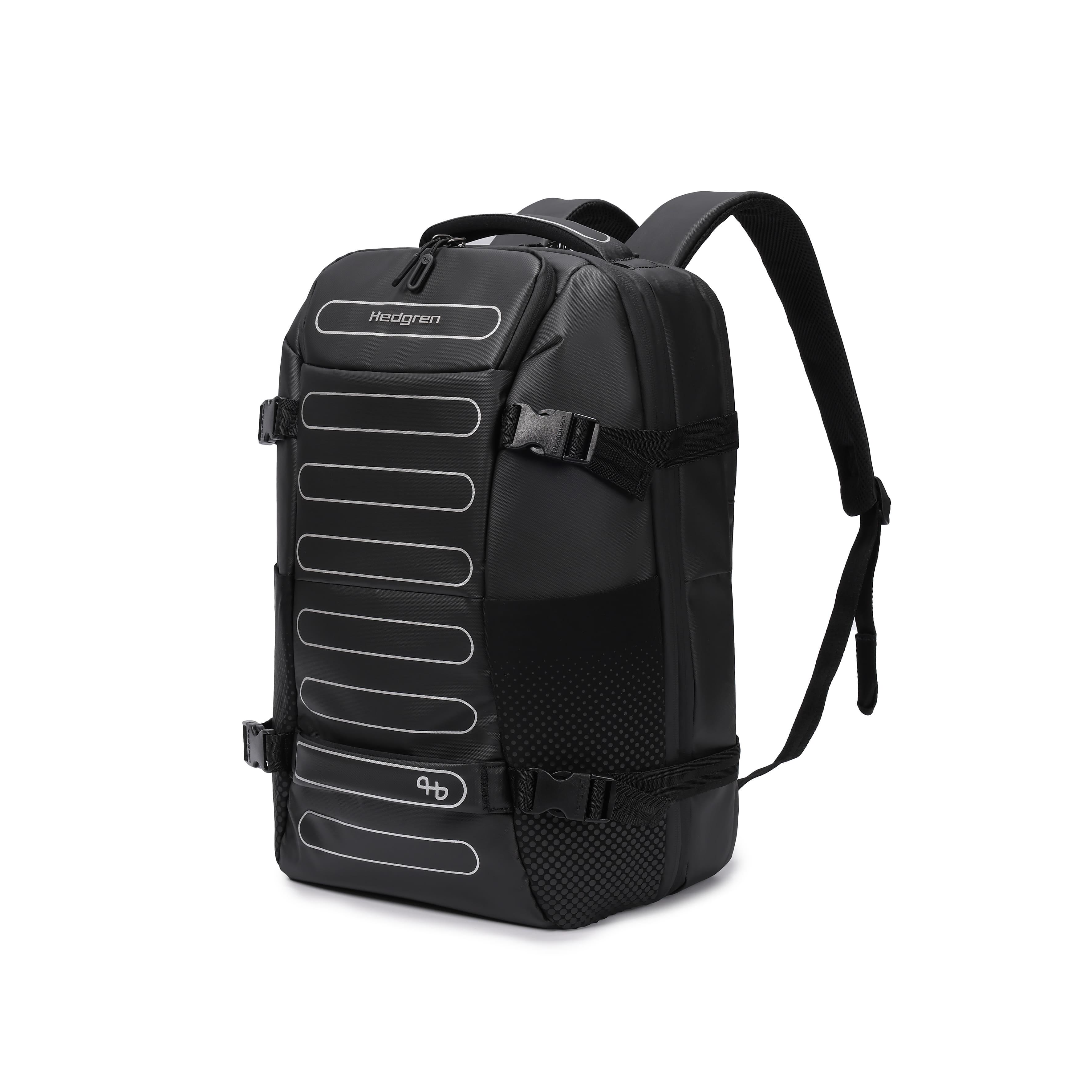 Туристичний рюкзак Hedgren Comby Performance HCMBP09/003 з розширенням та дощовик 46х20х31 см 28,5 л Чорний (31887746)