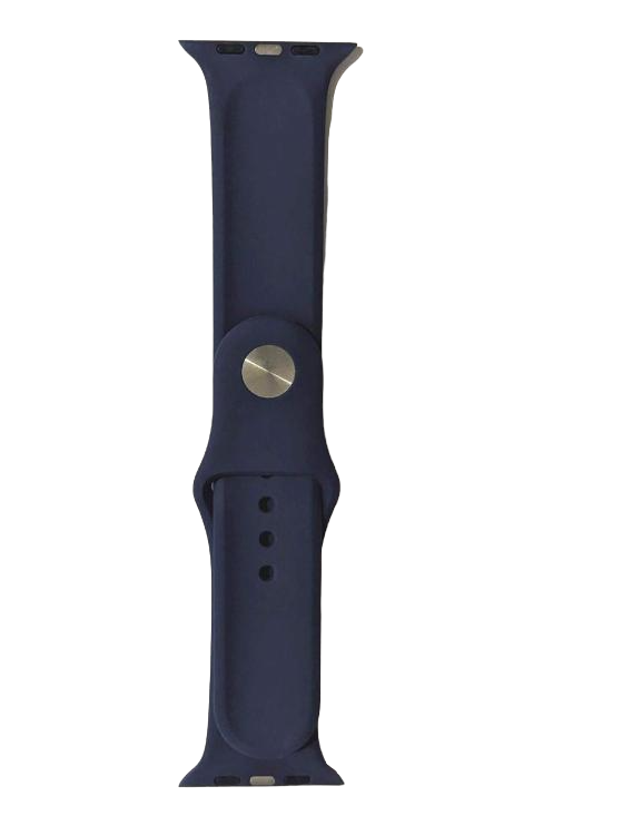 Браслет силиконовый для Apple Watch 42 мм Dark Blue (000038227) Браслет силиконовый для Apple Watch 42 мм Dark Blue (000038227)
