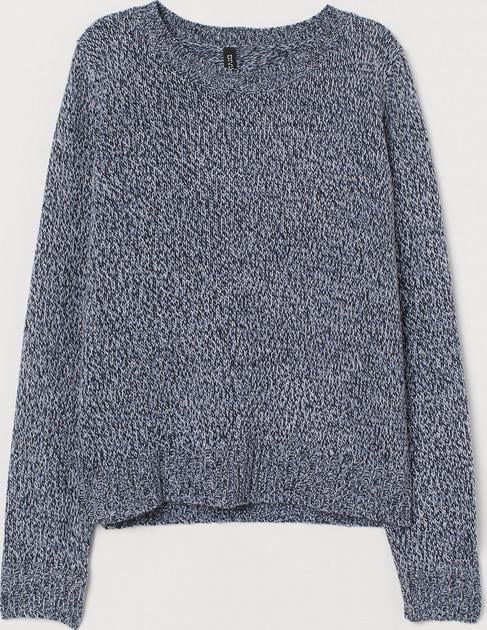 Свитер H&M 679853X XS Синий меланж