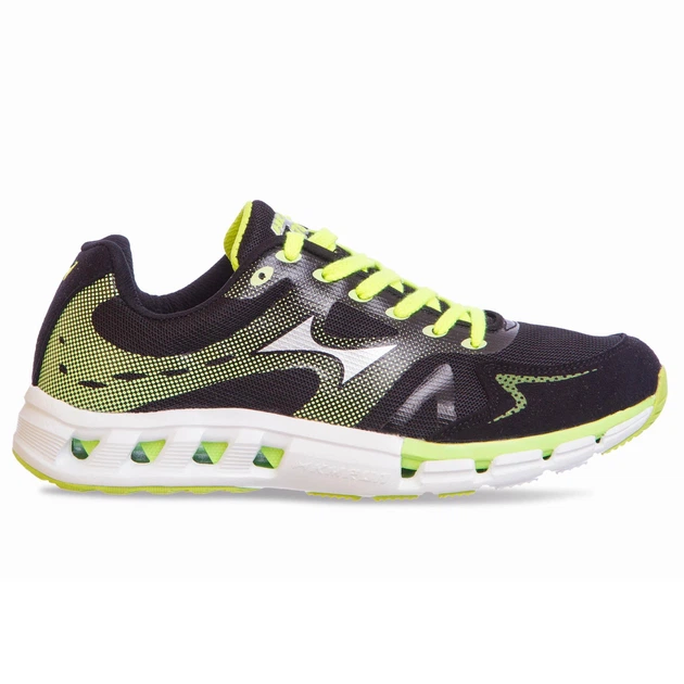 Кроссовки Health 7888-BK р. 42 Черный/Салатовый