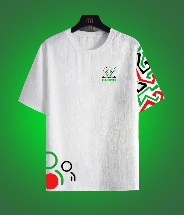 Футболка мужская с принтом Pin-000-608 повседневная XL Белый (2664093551)