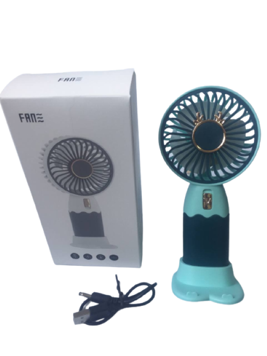 Вентилятор портативний акумуляторний USB Зелений (8fa030c4) - фото 3 Вентилятор портативний акумуляторний USB Зелений (8fa030c4) - фото 3