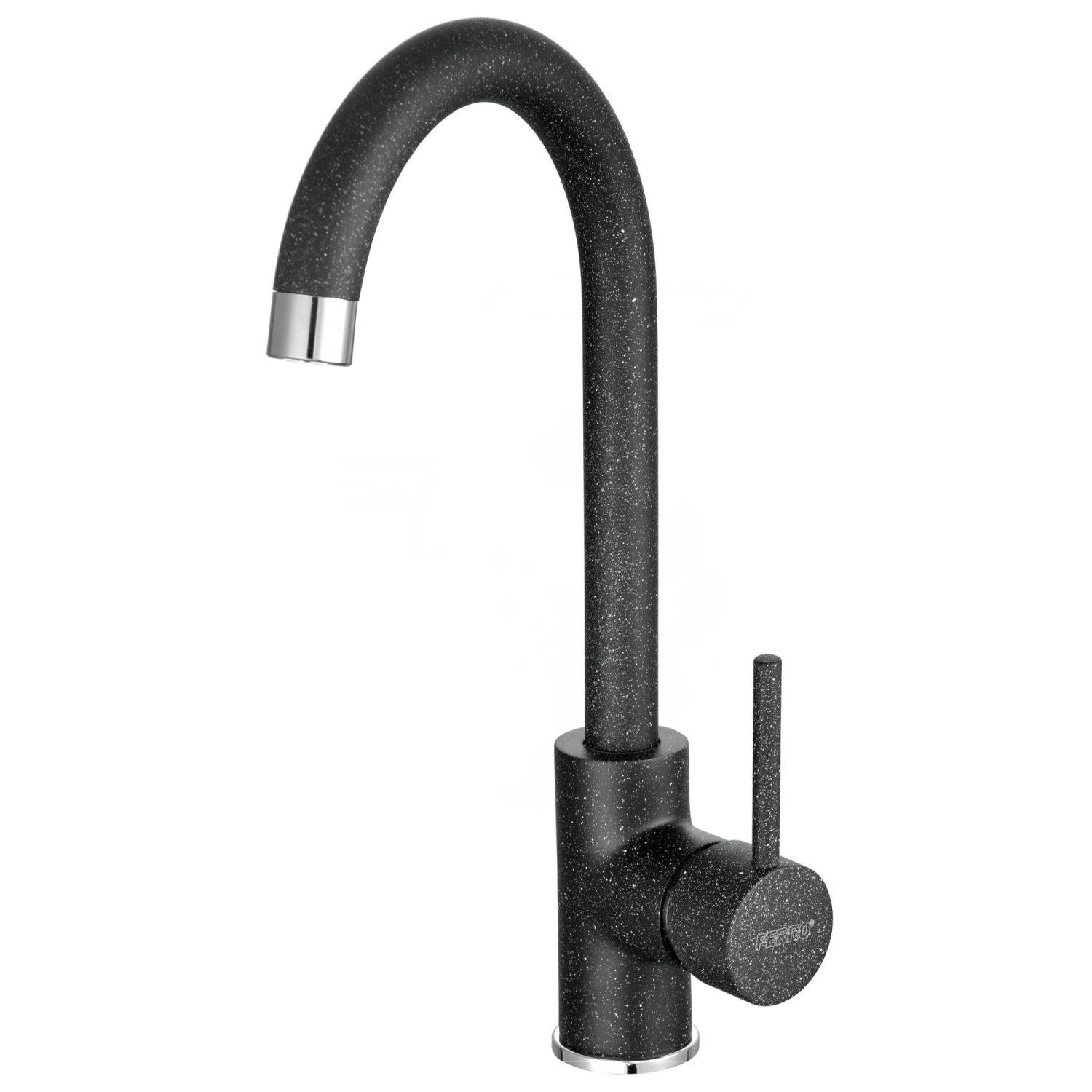 Змішувач для кухні Ferro Freya BFR41B одноважільний Сірий (175004)