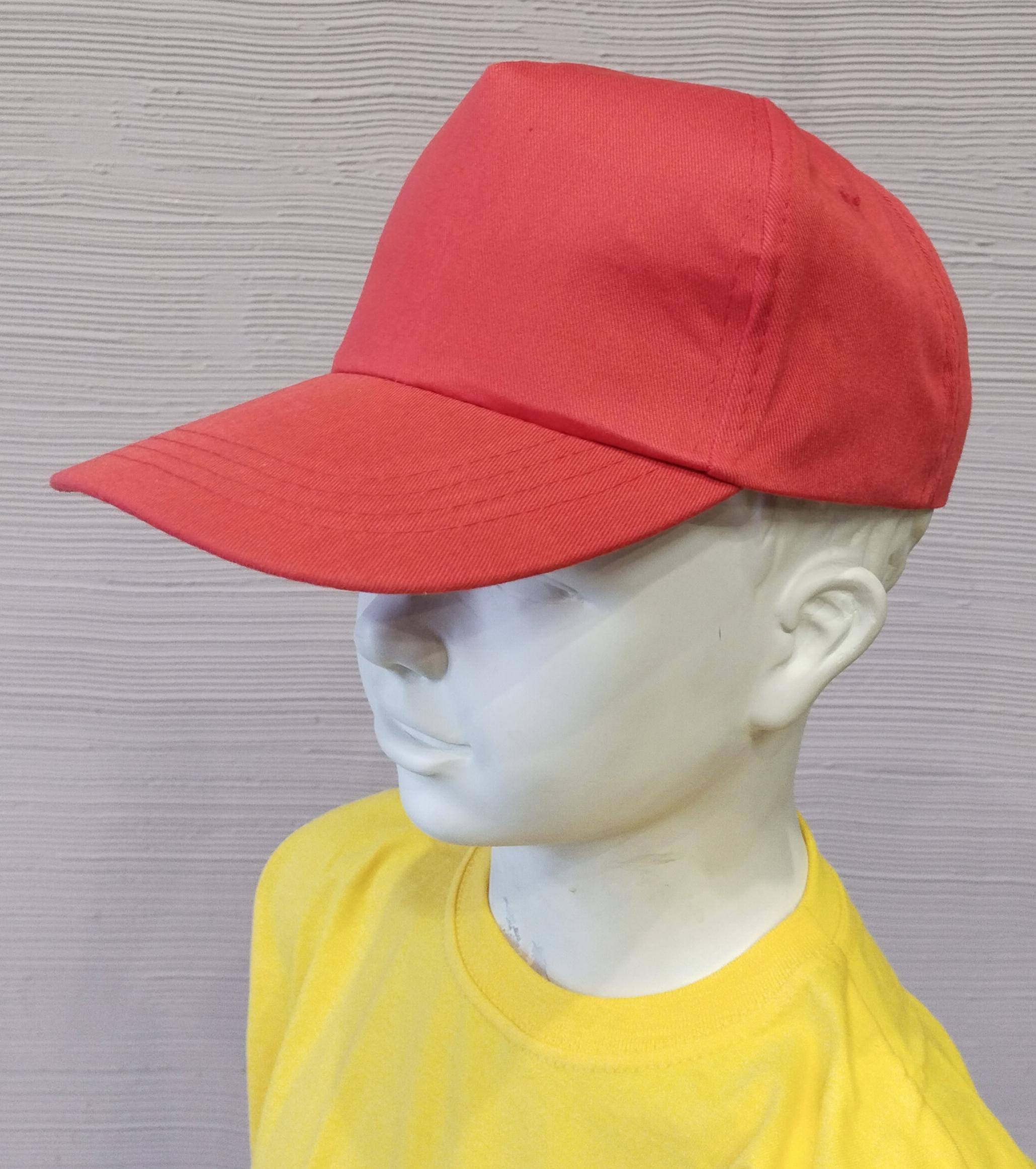 Кепка 5-ти панельная на липучке Красный (27566516)