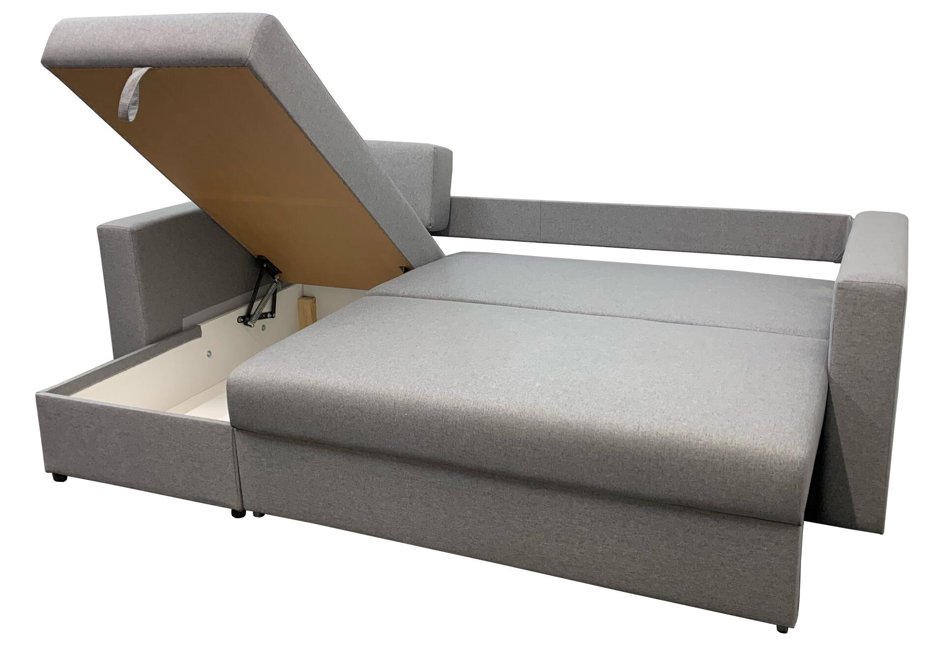 М'який куточок Vika Сіті B 234x140 см Сірий (Мальмо 90) - фото 3