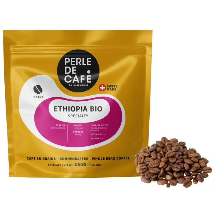 Кава в зернах La Semeuse Perle de Café Ethiopia BIO 100% Арабіка 250 г (25401564)