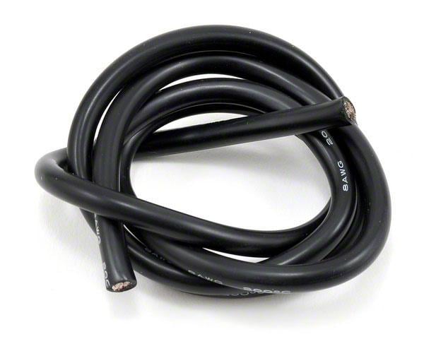 Провод силиконовый 10 AWG 5,3 мм2 Черный (12636088)