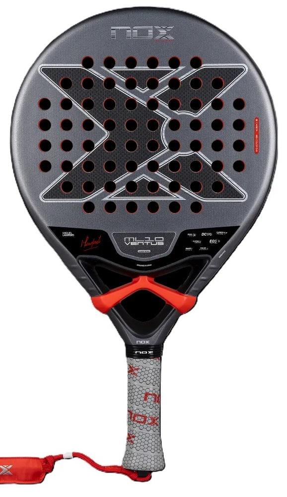 Ракетка для падел-тенісу NOX ML10 VENTUS 3K BY MIGUEL LAMPERTI сіра Ракетка для падел-тенісу NOX ML10 VENTUS 3K BY MIGUEL LAMPERTI сіра