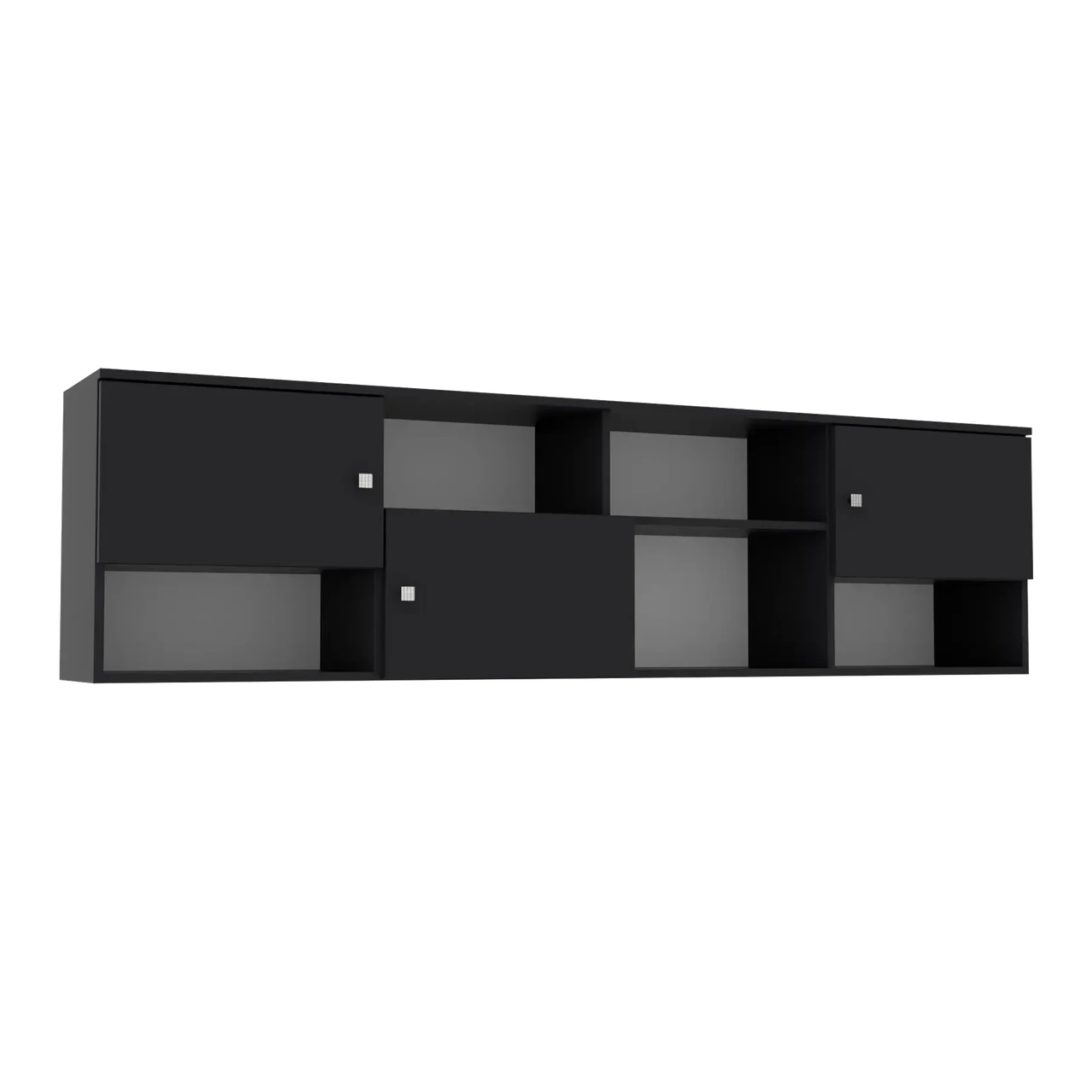 Полиця навісна Kontinent F-12 195х32х52 см Антрацит (96843676) - фото 1 Полиця навісна Kontinent F-12 195х32х52 см Антрацит (96843676) - фото 1