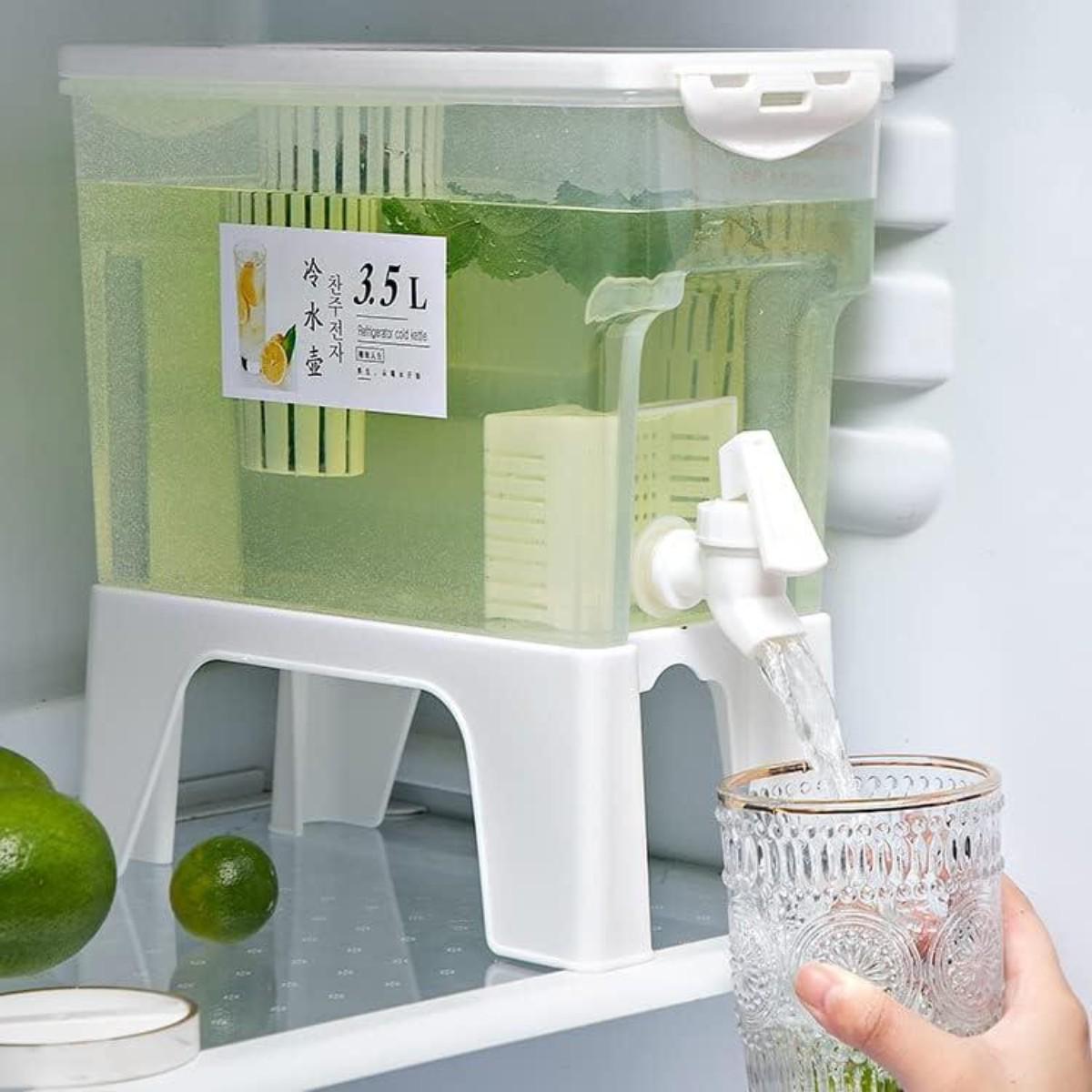 Лимонадник пластиковый с краном Lemonade Bottle 3,5 л (R93237) - фото 3