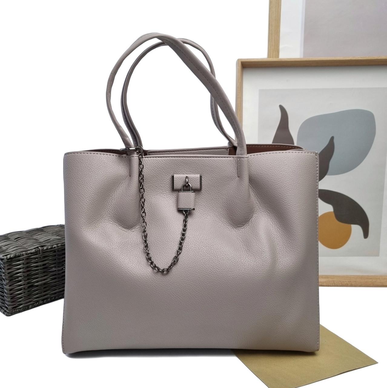 Сумка тоут Smile штучна шкіра Бежевий (A-94533 beige)