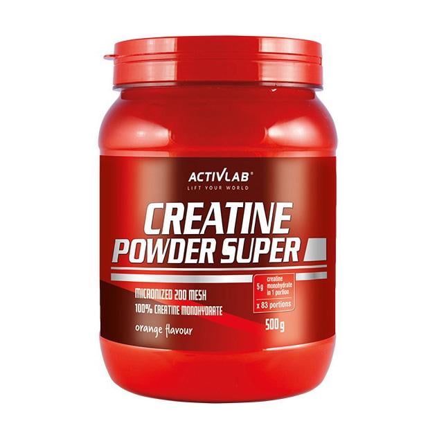 Креатин моногидрат мікронізований Activlab Creatine Powder Super 500 г Чёрная смородина