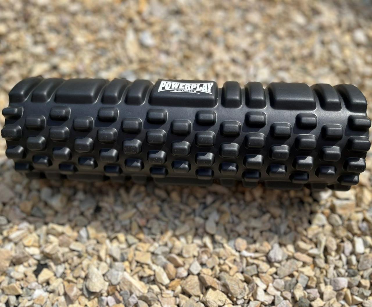Ролик масажний PowerPlay 4342 Massage Roller 30x10 см Чорний (A-013211) - фото 8