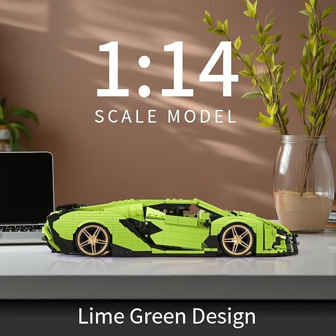 Конструктор детский Mould King TECHNIC Lamborghini Sian Sierne Машина для мальчика 1168 дет. (22773730) - фото 3