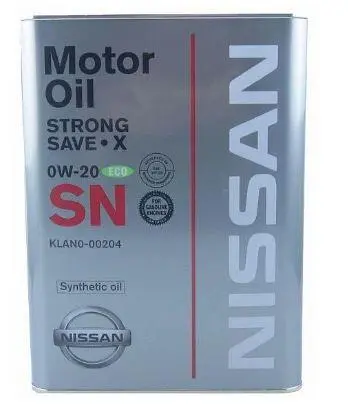 Моторна олива Nissan Extra Save X 0W-20 4 л (klap000204)