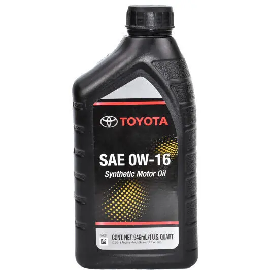 Моторное масло Toyota Motor Oil 0W-16 0,946 л (0027916qte)