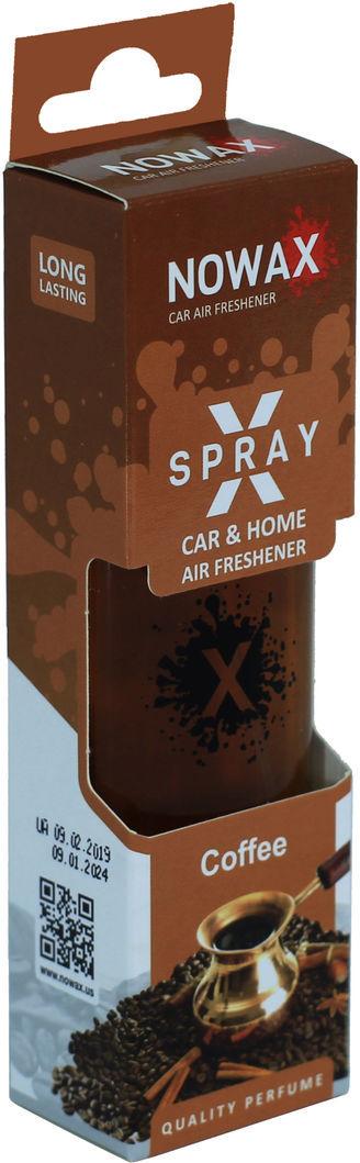 Ароматизатор для авто Nowax X Spray Coffee на дзеркало 50 мл (NX07596)